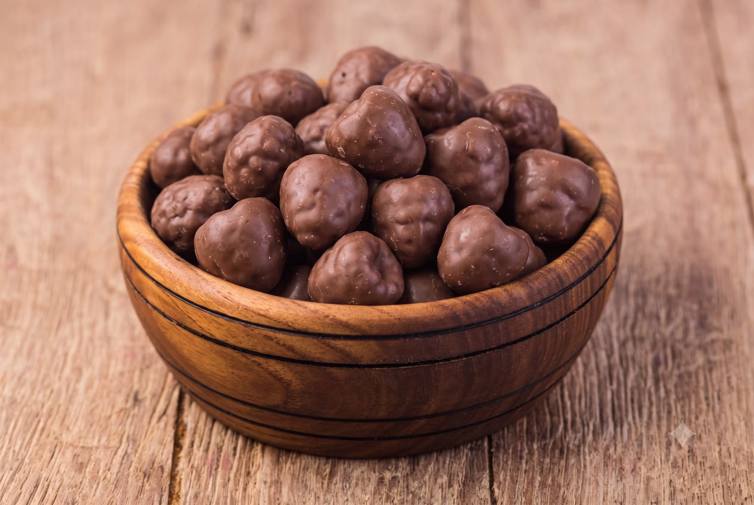 Frambuesas bañadas con chocolate